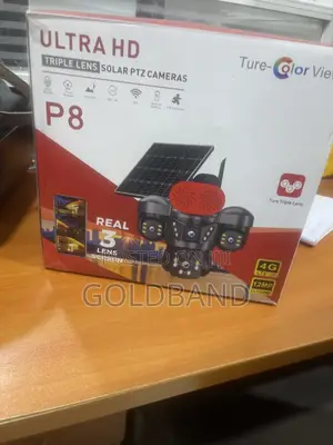 Solar PTZ Camera With Triple Lens View