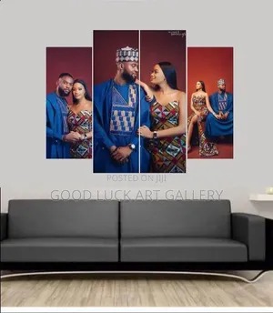 4 Vertical Portrait on Canvas