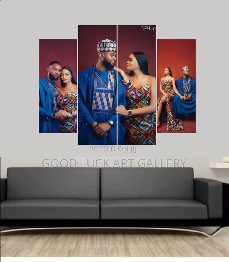 4 Vertical Portrait on Canvas