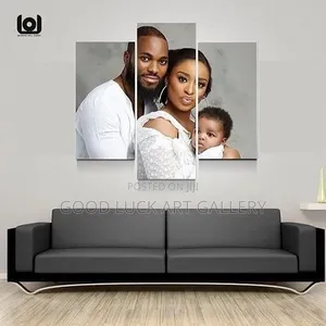 4 Vertical Portrait on Canvas