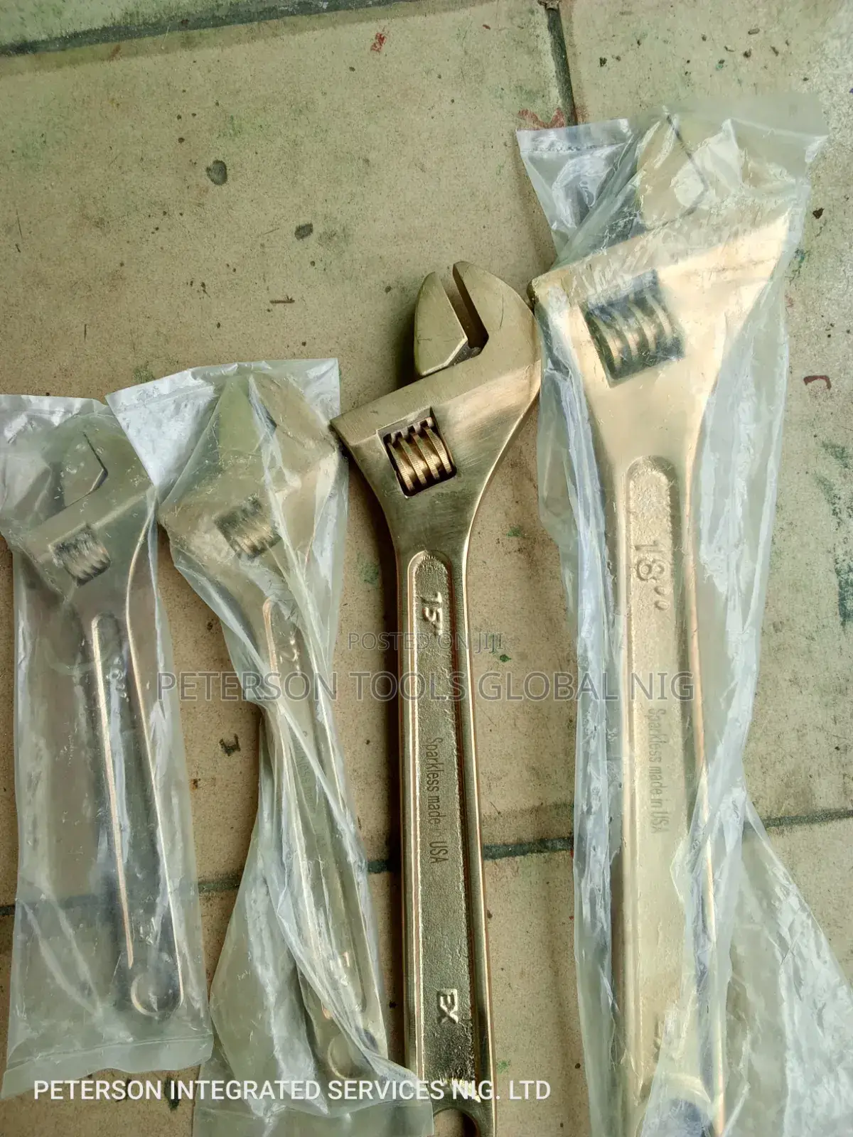Brass/Non-Sparking Adjustable Shifting Spanner
