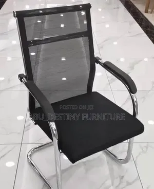 Executive Mesh Visitor Chair - Chrome Base
