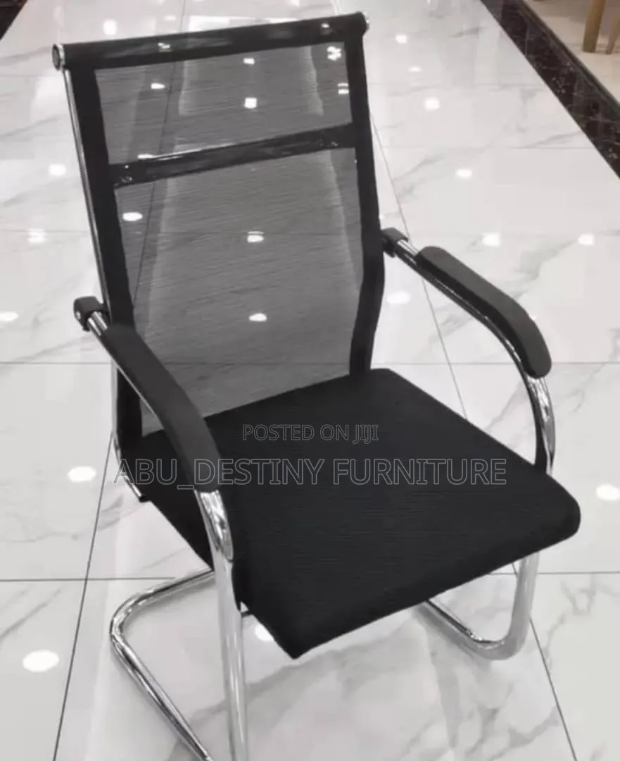 Executive Mesh Visitor Chair - Chrome Base
