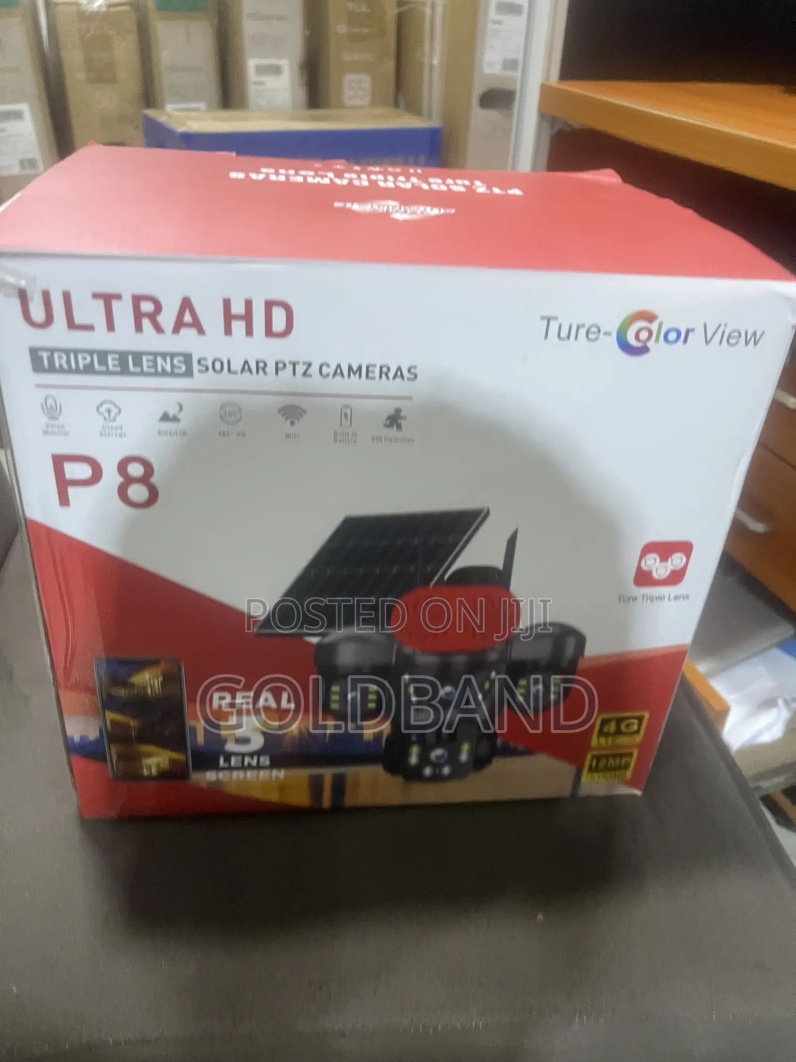 Ultra HD Solar Wireless PTZ Camera