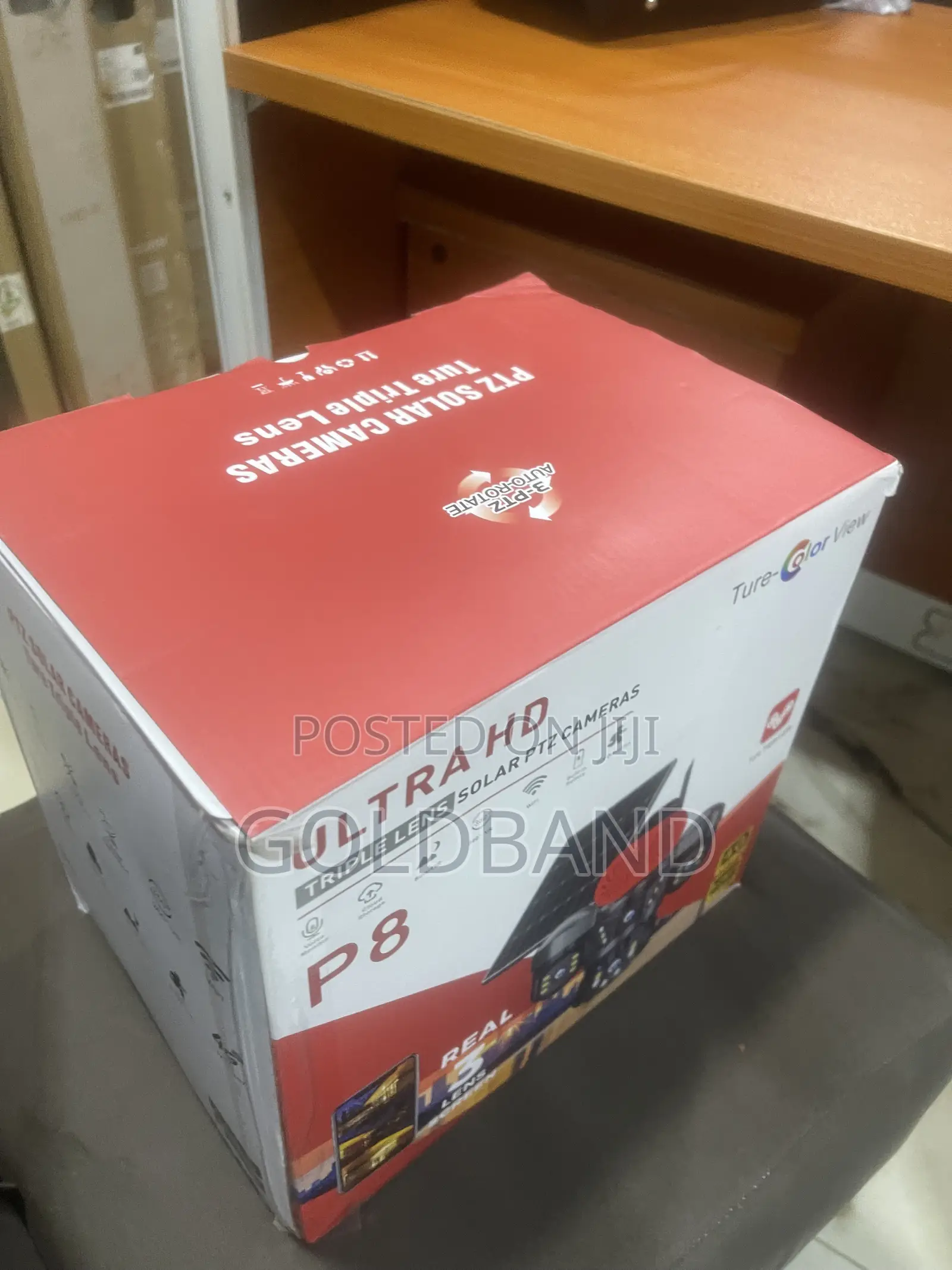 Solar PTZ Security Camera With Triple Lens