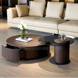 Exotic Time Piece Console Table