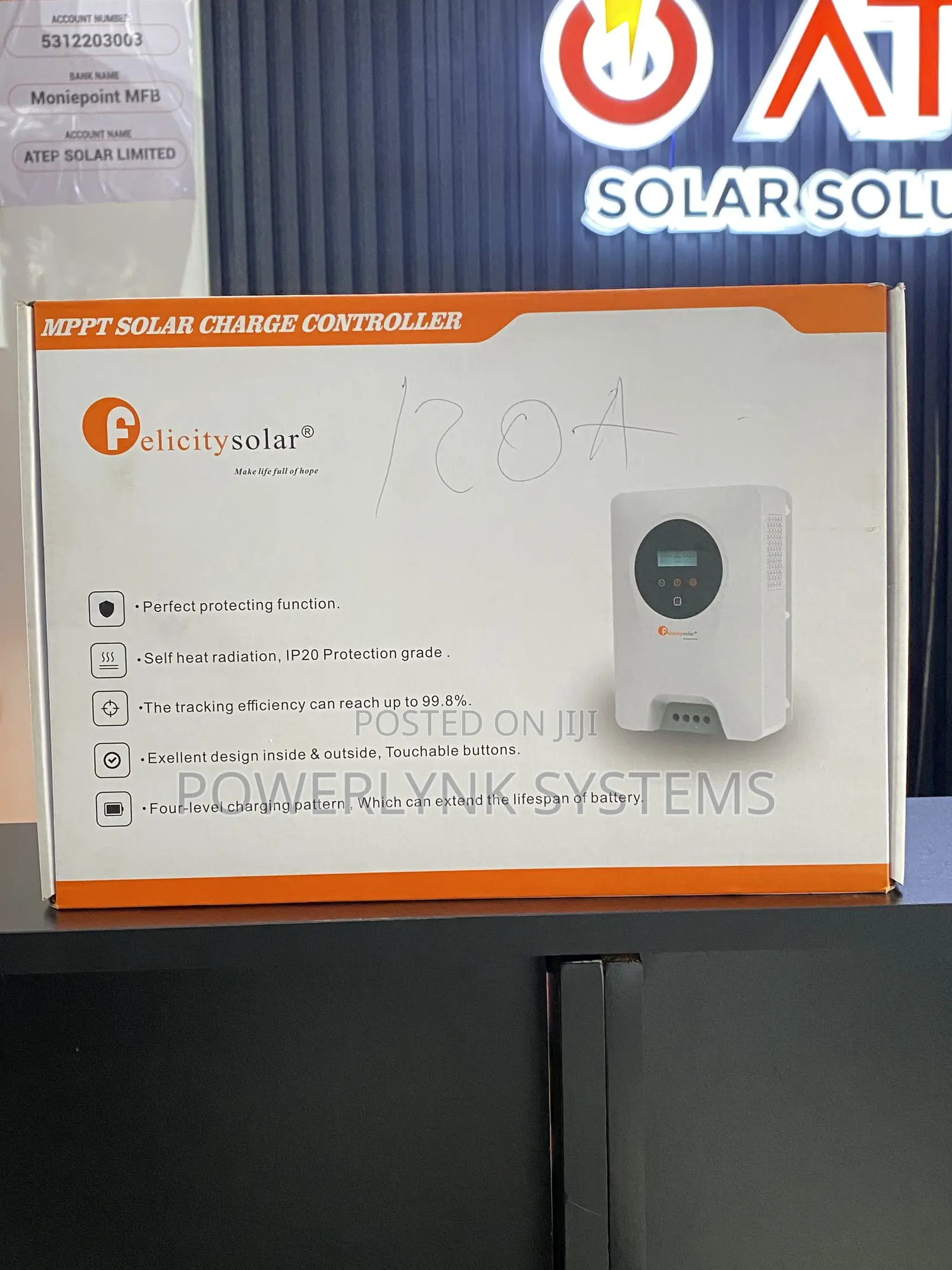 MPPT Charge Controller 120Amps