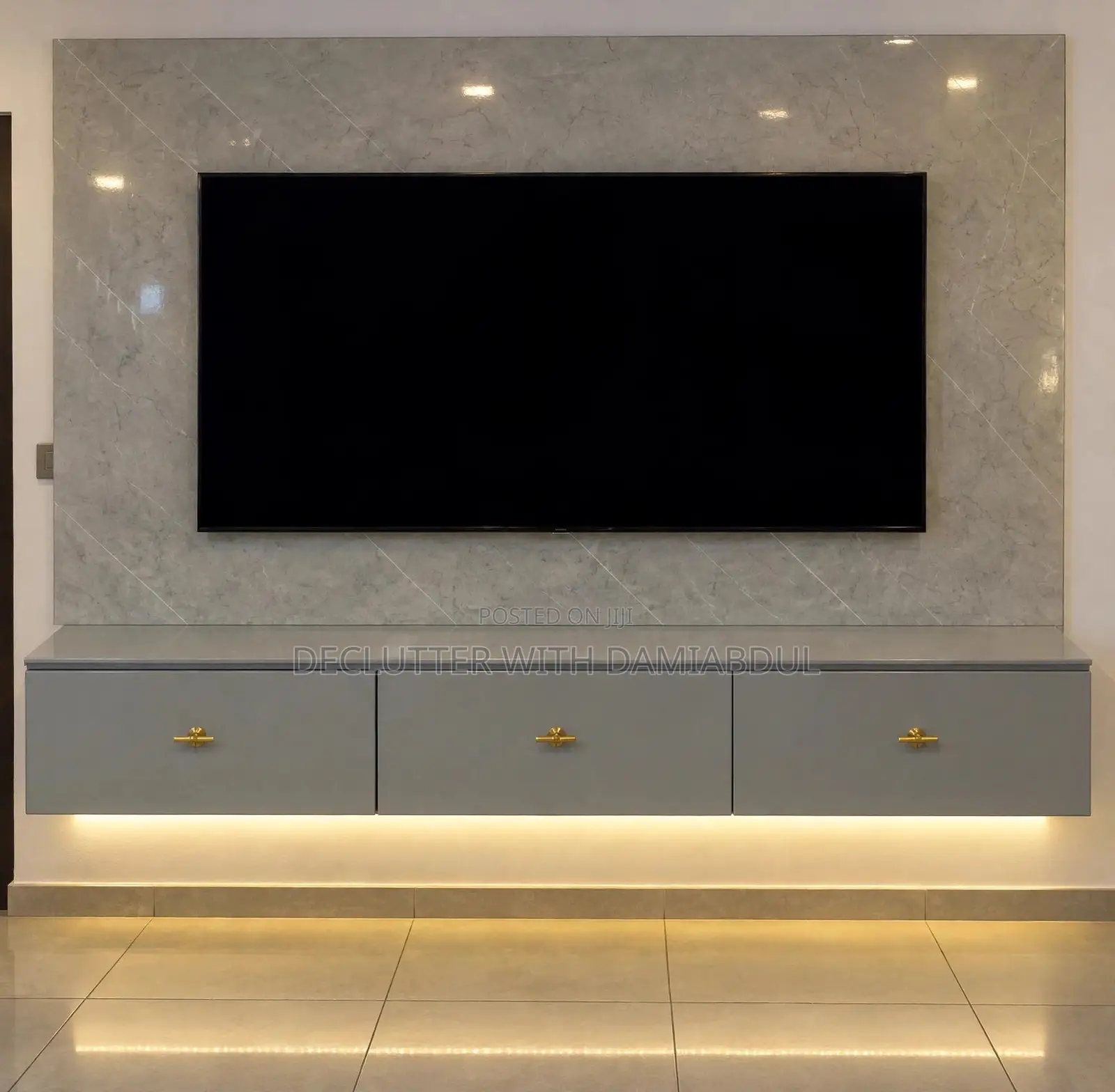 Board , Light and TV Console Hanging