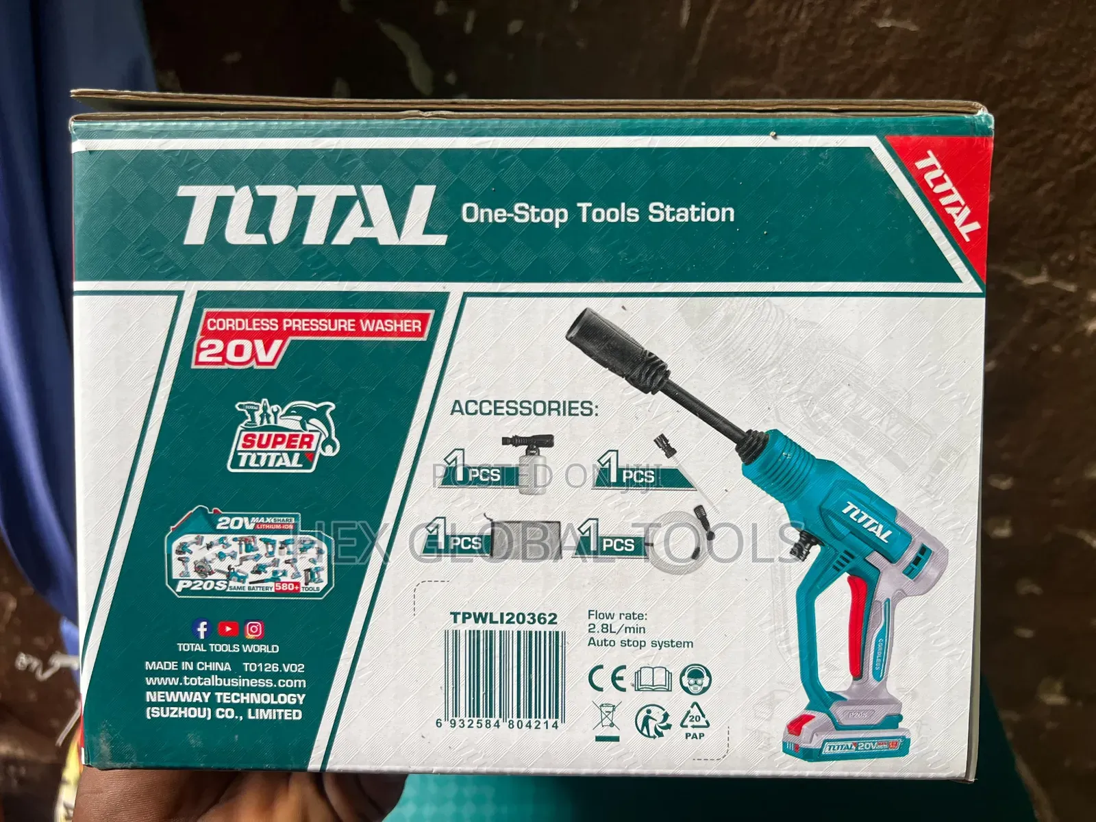 Total 20v Cordless Pressure Washer