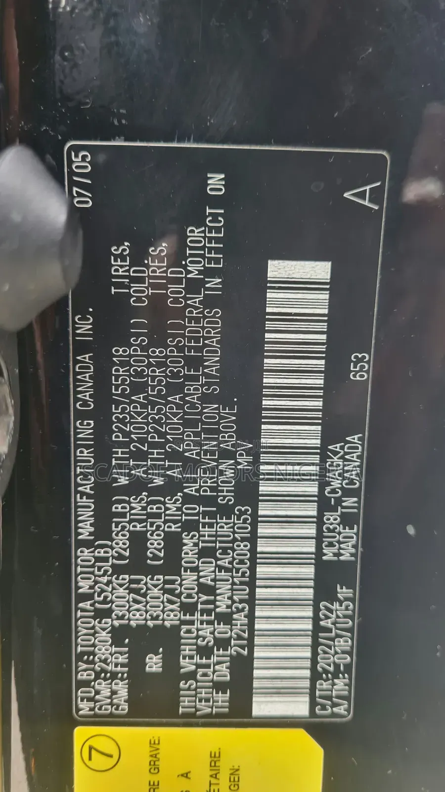 Lexus RX 330 2006 Black