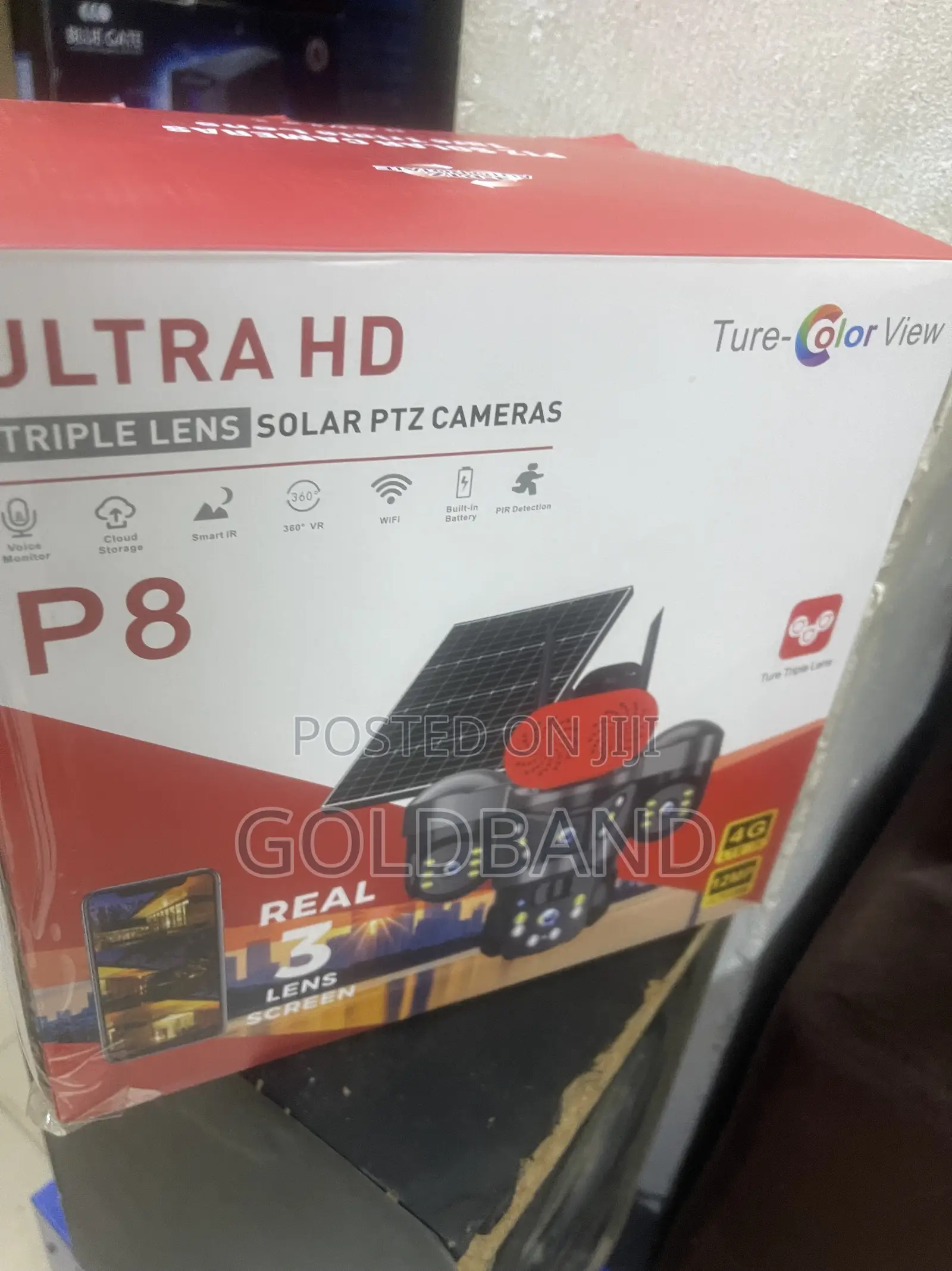 Ultra HD Solar Powered PTZ CCTV Camera