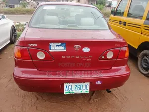 Toyota Corolla Sedan 2001 Red