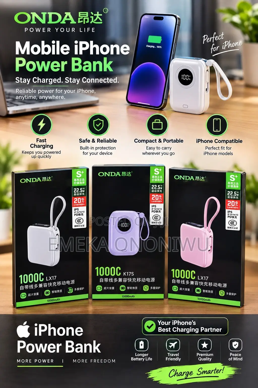 Onda Powerbank Lx17