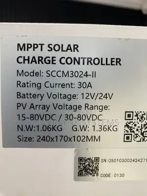 MPPT Charge Controller 30Amps