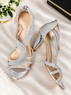 SheSole Women's Low Heel Dance Wedding Sandals