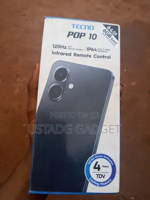 New Tecno Pop 10 64 GB Black