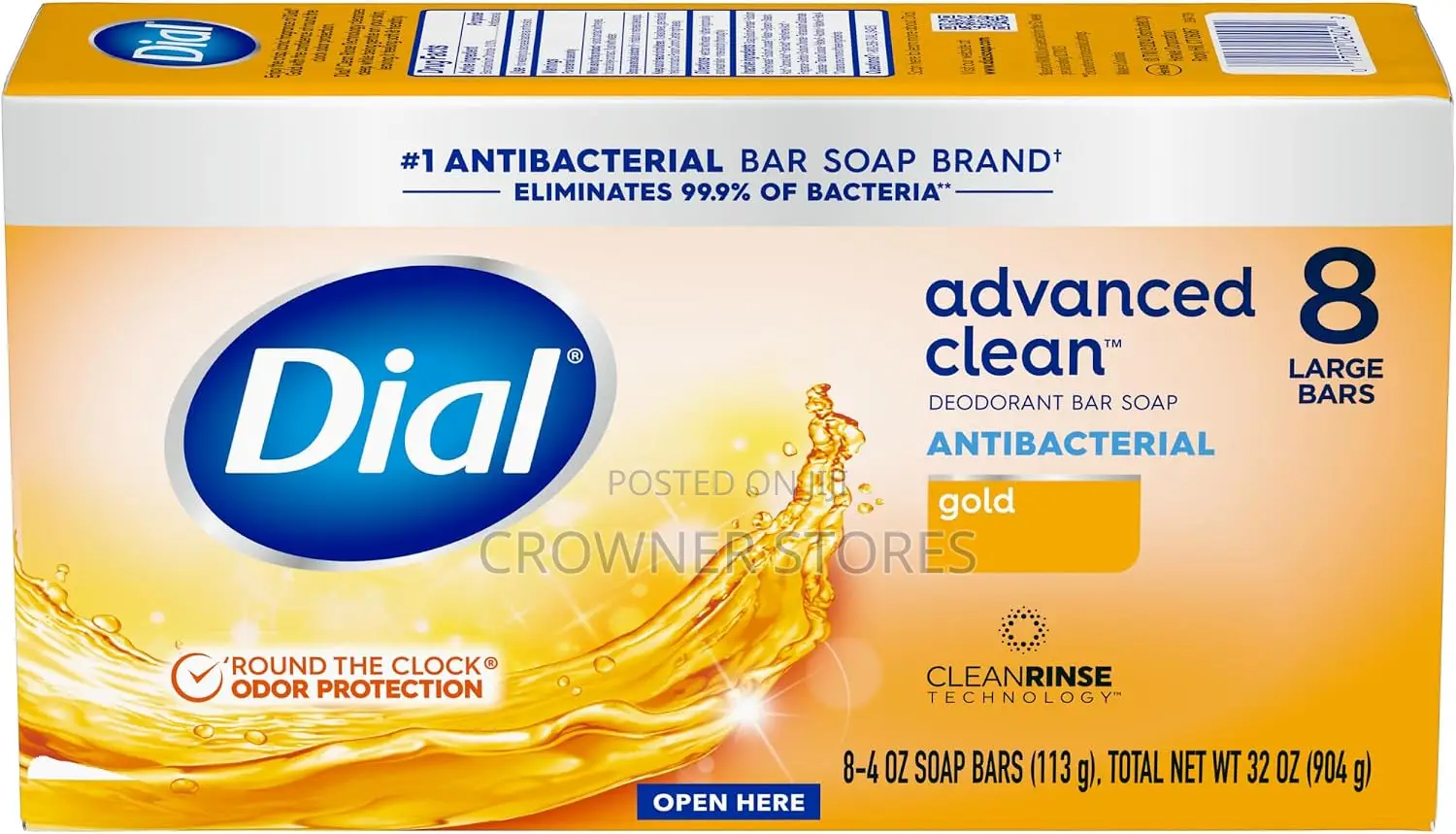 Dial, Antibacterial Bar Soap, 4oz 8 in 1 Pack Variety