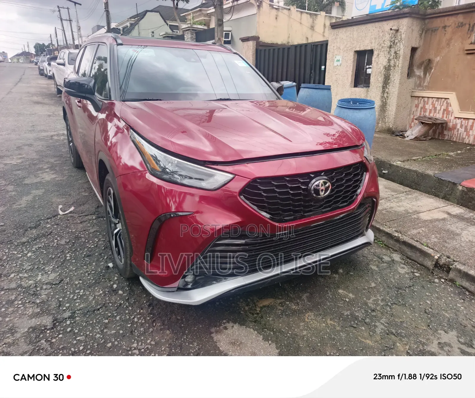 Toyota Highlander 2020 Red
