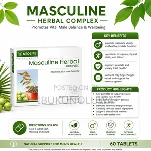 Masculine Herbal Complex - 60 Tablets
