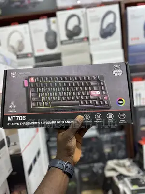 Onikuma Gaming Mt706 81-Keys Three Modes Keyboard With Knob