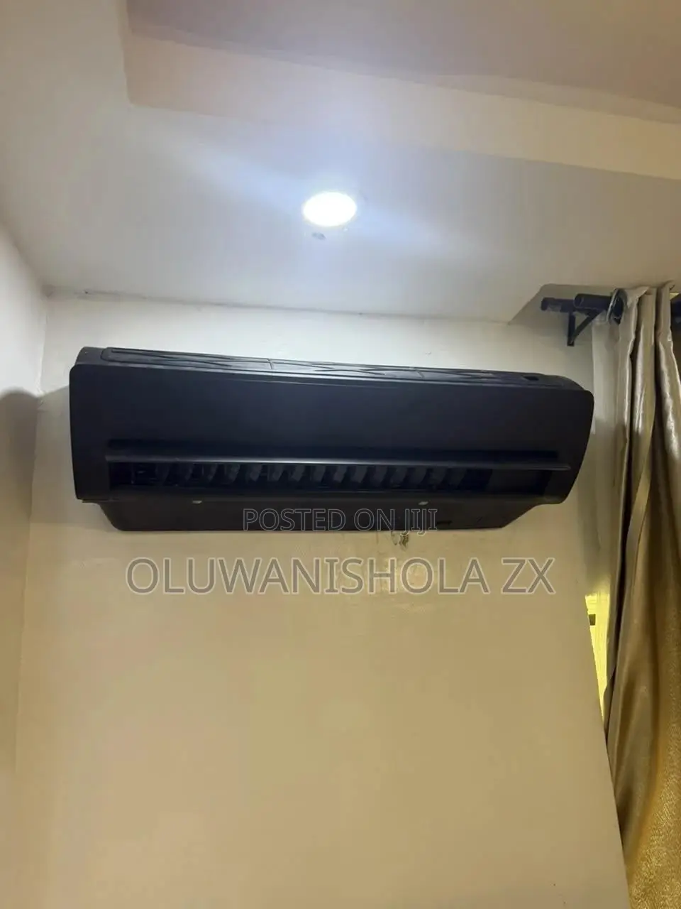 Black Air Conditioner