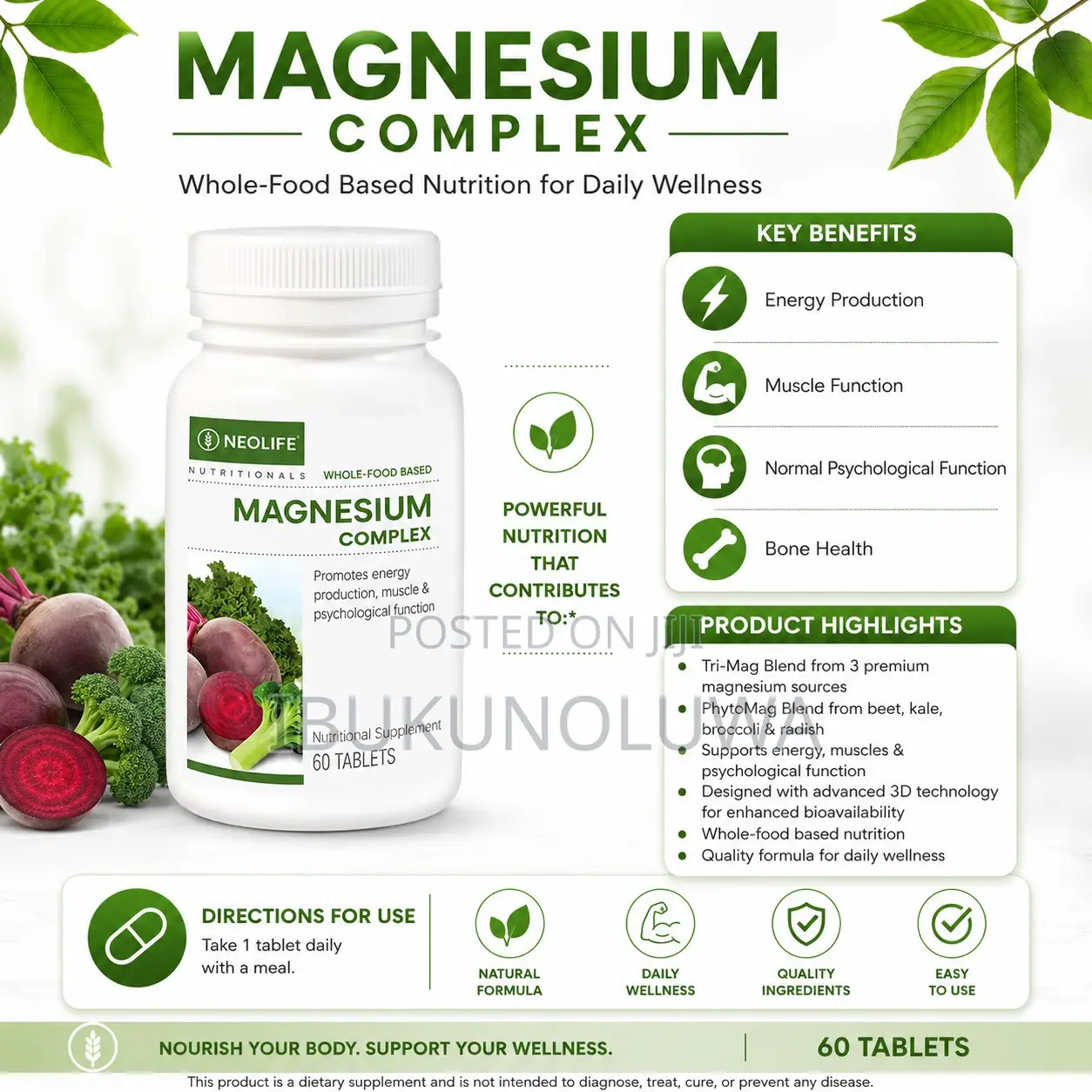 Magnesium Complex - 60 Tablets