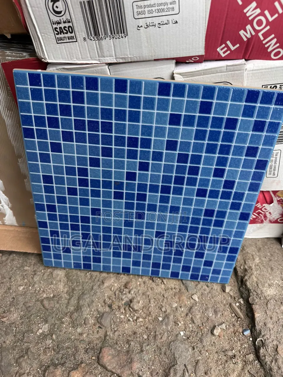 Blue Mosaic Pool Tiles