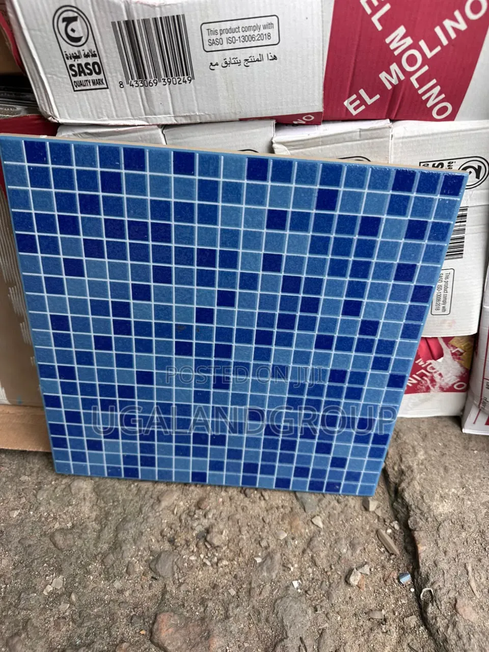 Blue Mosaic Pool Tiles