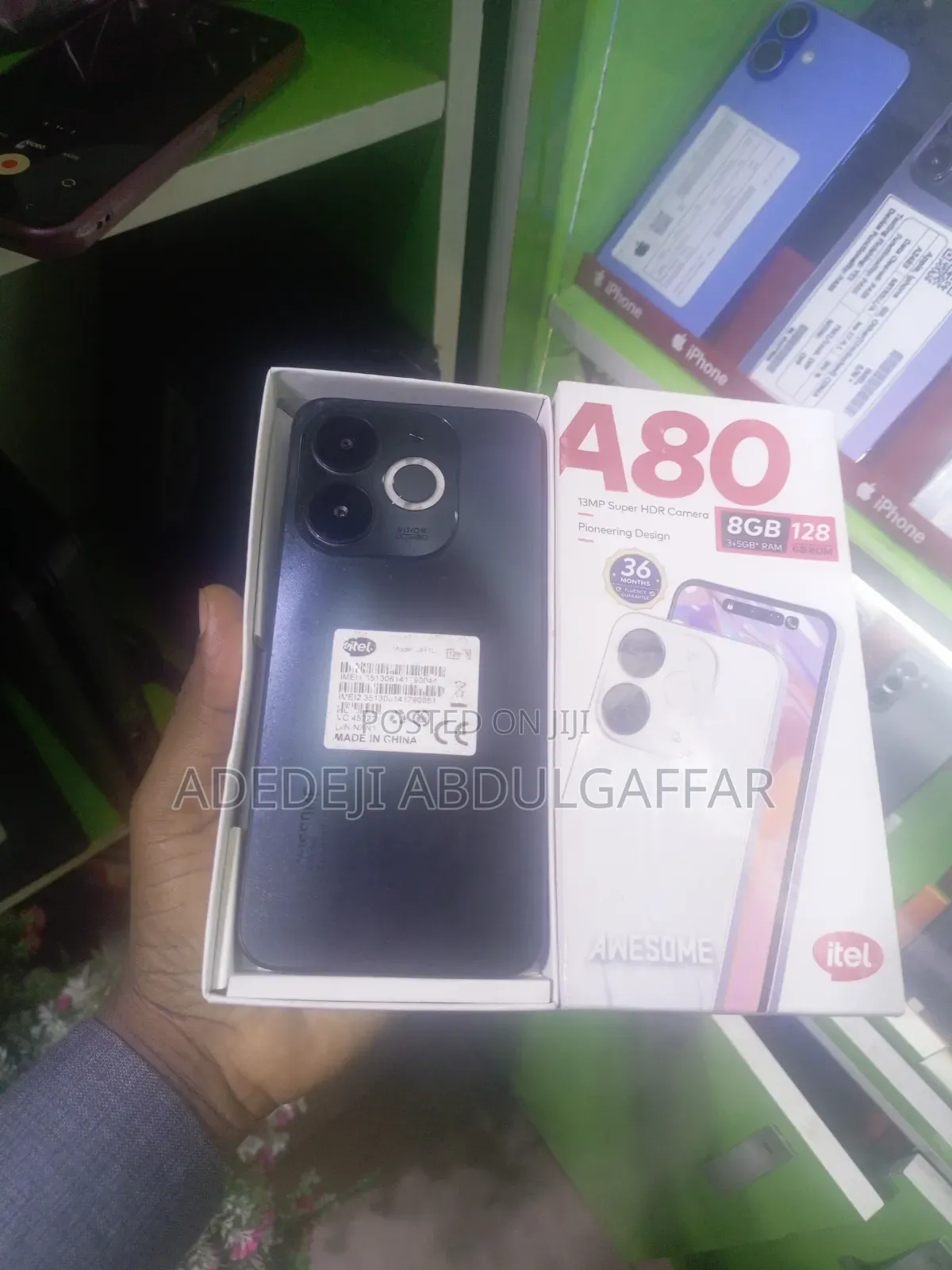 Itel A80 128 GB Black