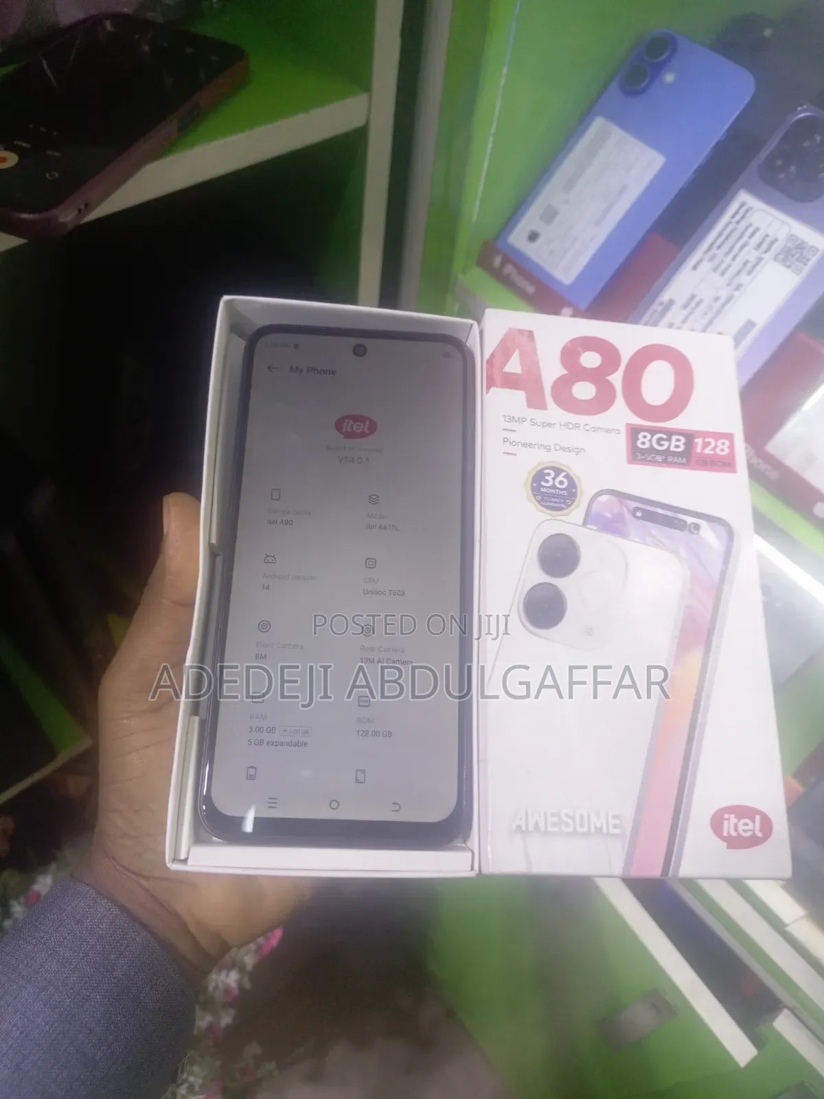 Itel A80 128 GB Black