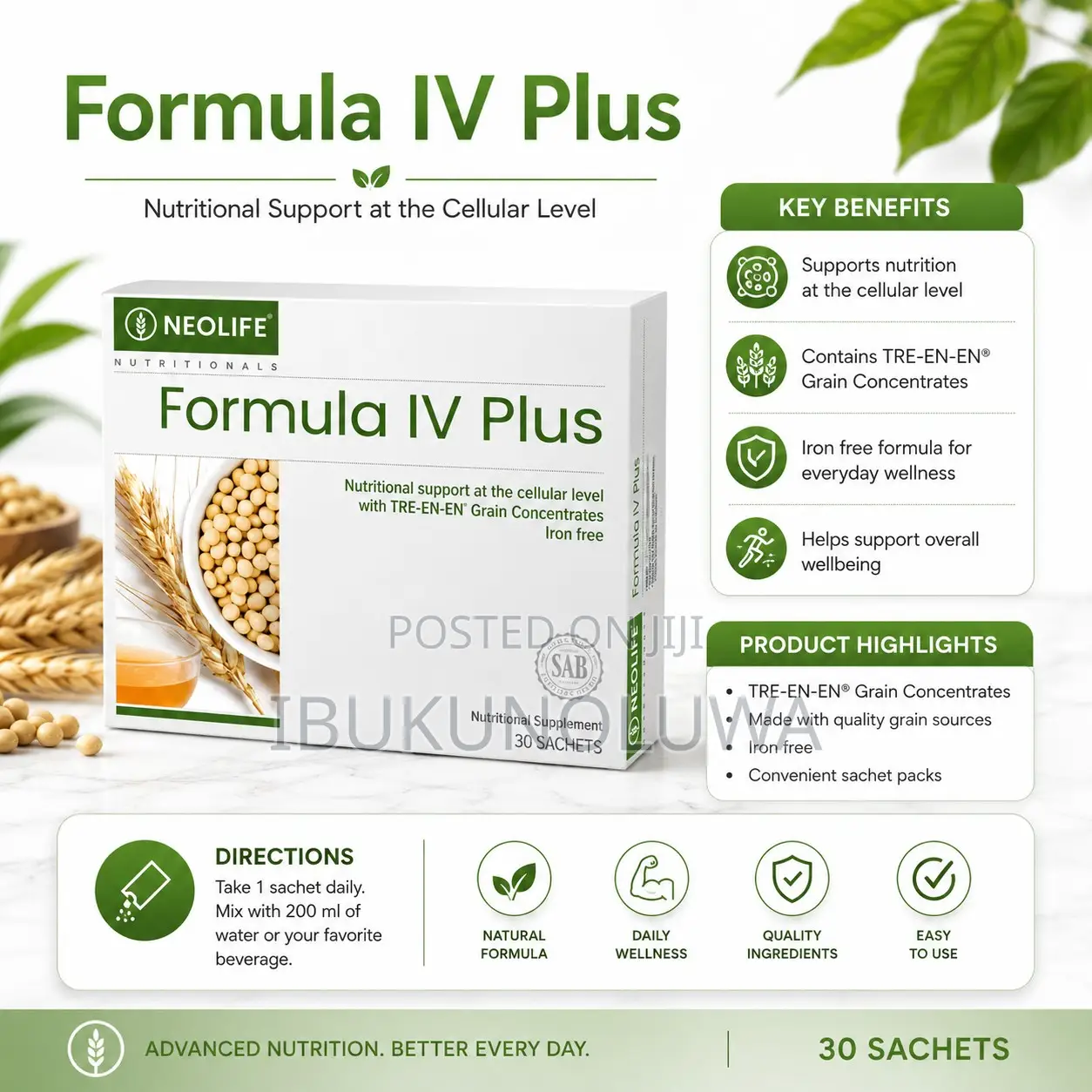 Formula Iv Plus - 60 Sachets