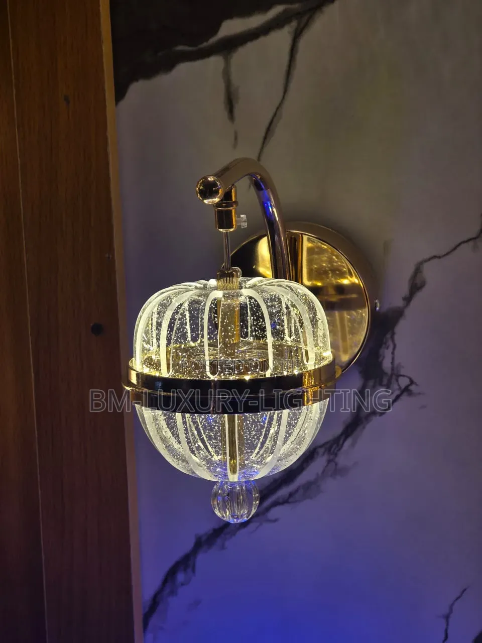 Light Luxury Post-Modern Crystal Bedside Designer