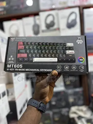Onikuma Gaming Mt605 61-Key Tri-Mode Mechanical Keyboard