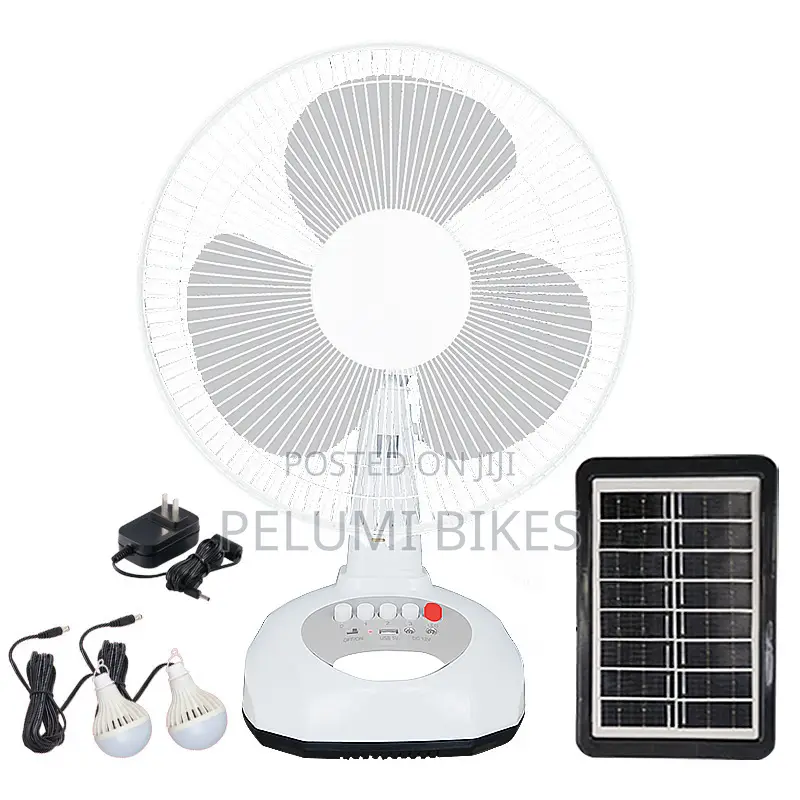 12inch Solar-Powered Fan