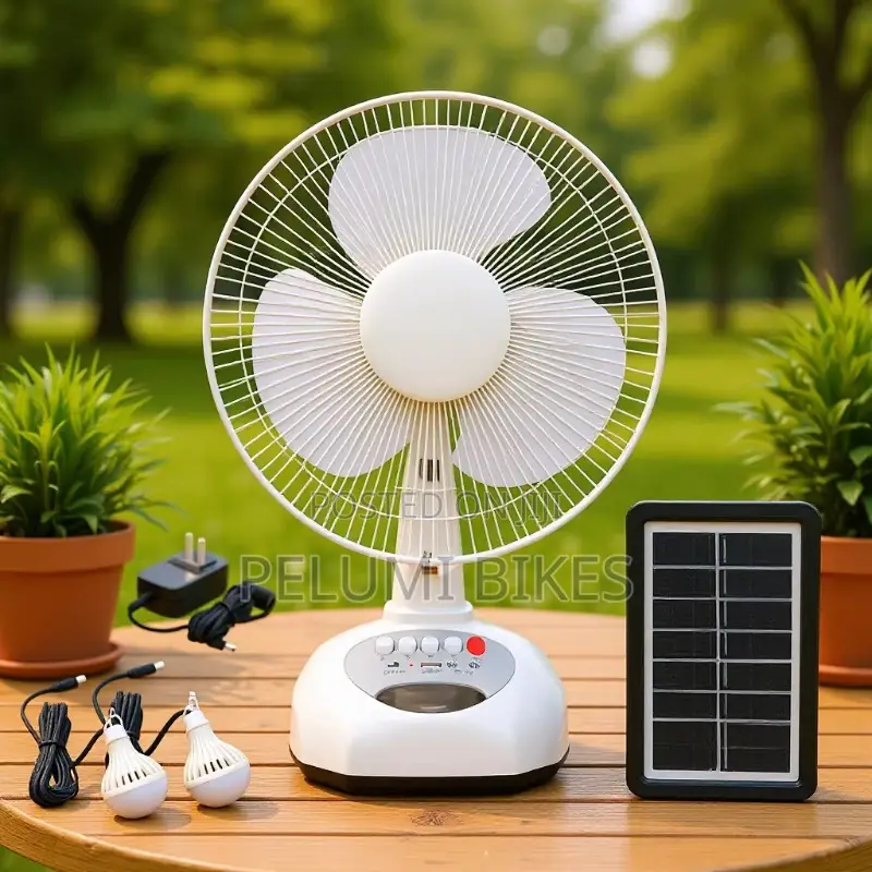 12inch Solar-Powered Fan