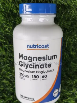Nutricost Magnesium Glycinate Capsules, 180 Capsules, 210 Mg