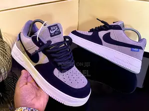 Nike Air Force 1 Grey Black Extra Thick Laces - Size 40-45 - Brand New