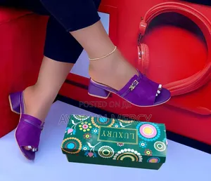 Block Heel Slippers