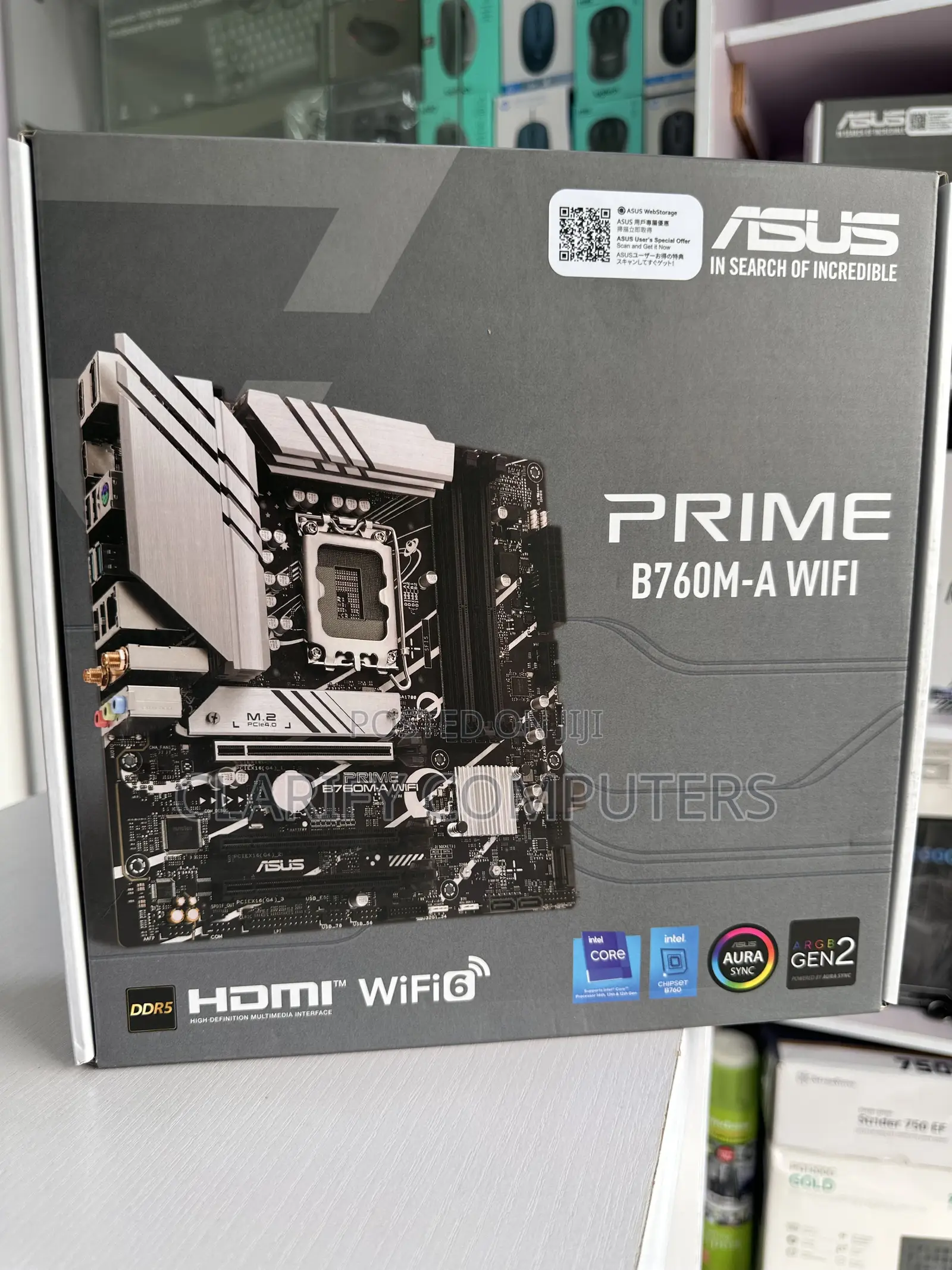 ASUS Prime B760m-a Wifi 6 Desktop Motherboard