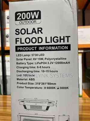 200W Solar Flood Light