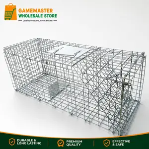 Large Humane Live Animal Trap Cage – Heavy Duty Collapsible Catch
