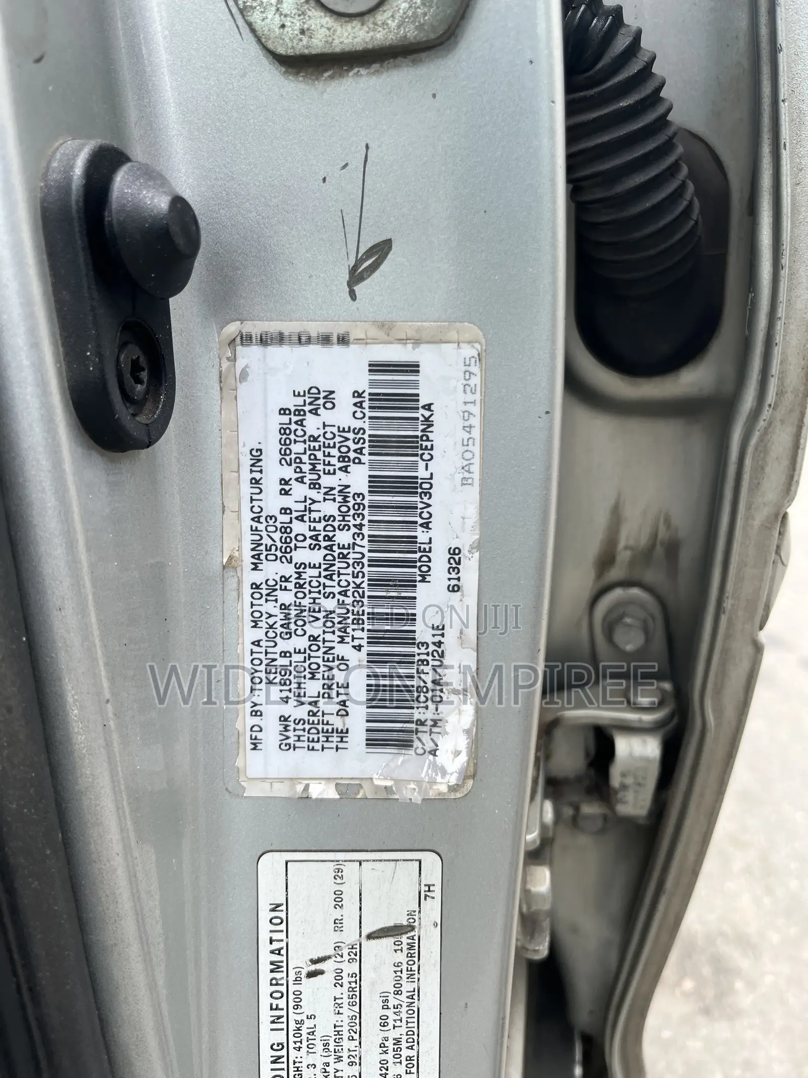 Toyota Camry 2004 Silver