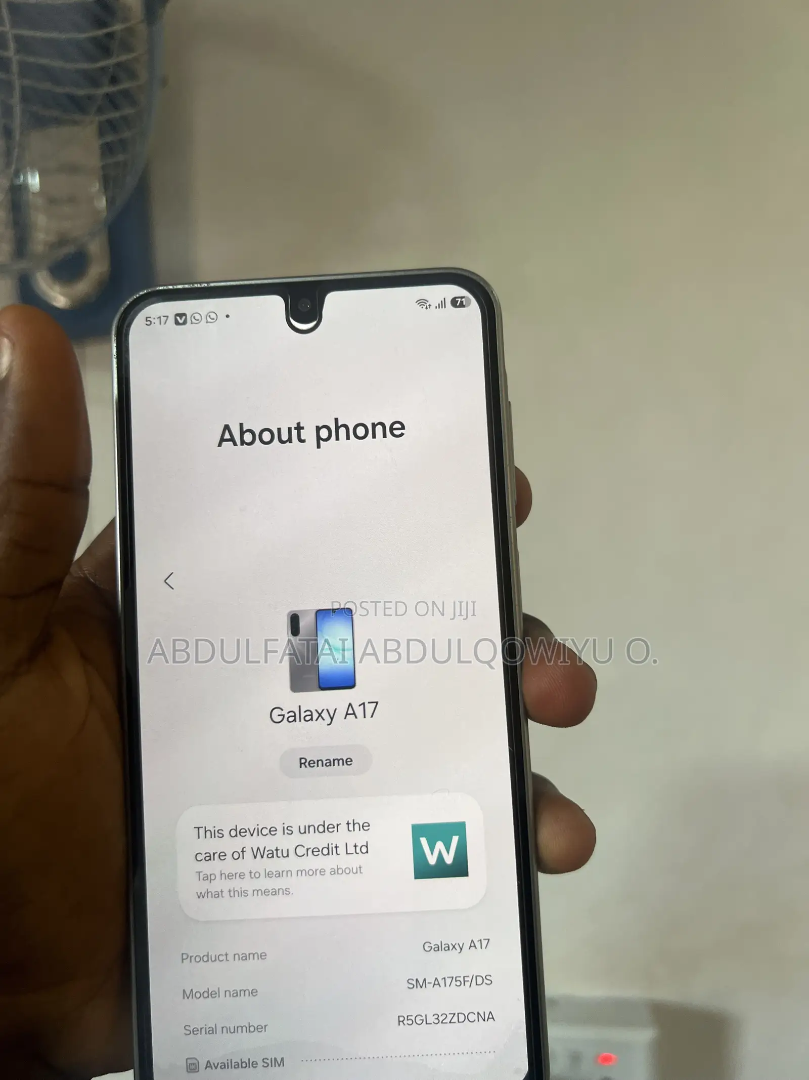 Samsung Galaxy A17 128 GB Gray