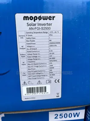 2.5kva 24v Mopower Hybrid Solar Inverter
