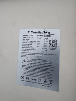600watts Canadian Solar Panels