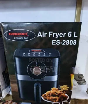 Eurosonic ES-2808 6L Air Fryer | Electric Oil-Free (Good Recommended)