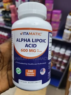 Vitamatic Alpha Lipoic Acid (ALA) 600mg Per Serving-240 Vegcaps