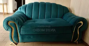 Luxurious Blue Couch