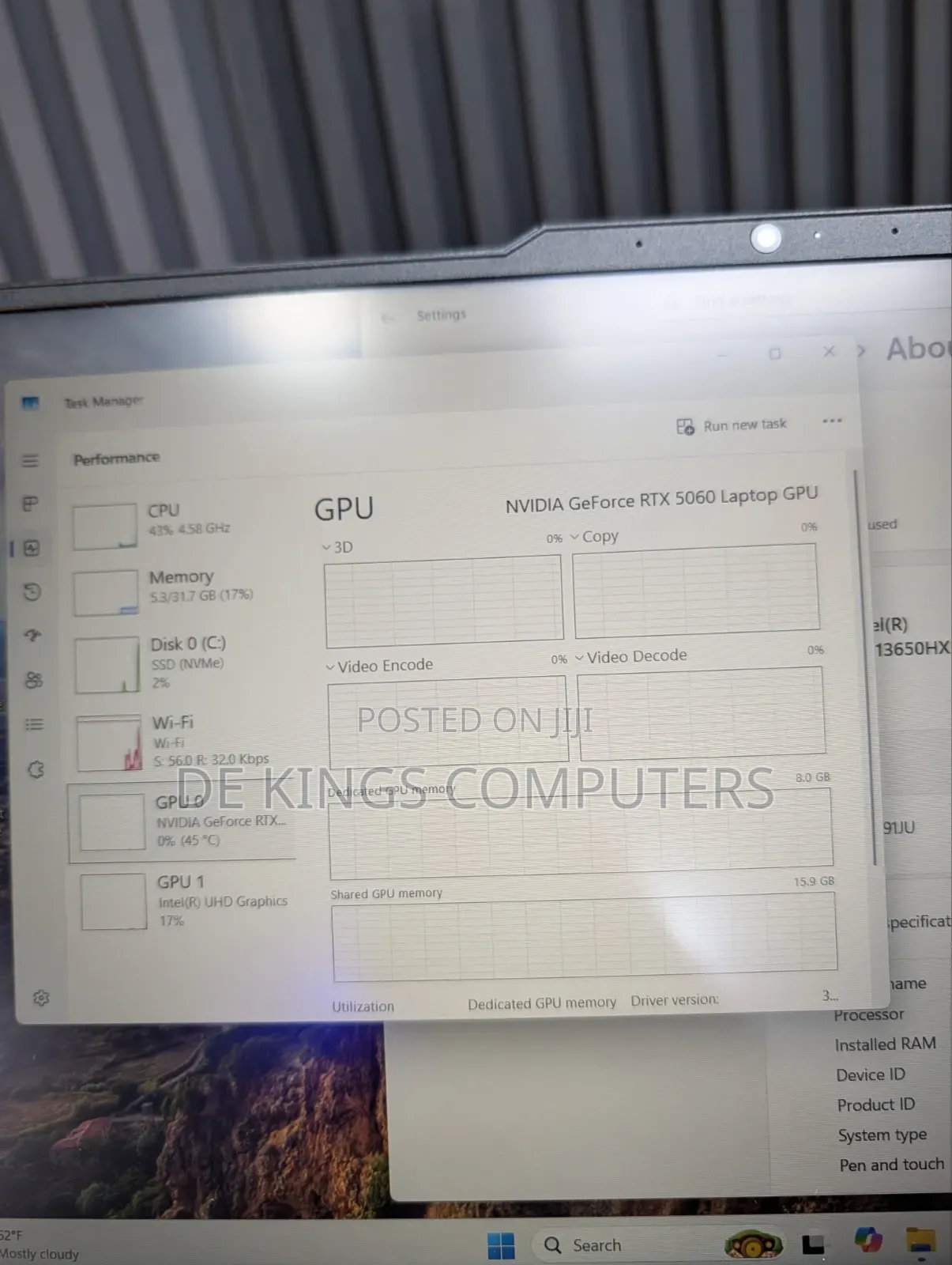 Laptop Lenovo 32GB Intel Core i7 SSD 1T