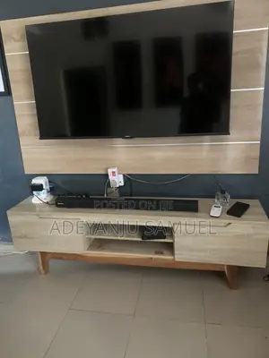 6by4 TV Console and 6 Ft Long TV Shelf